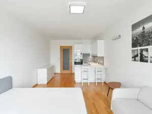 Pronájem bytu 1+kk, Praha - Řeporyje, Kakosova, 42 m2