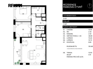 Prodej bytu 3+kk, Praha - Žižkov, Šrámkové, 101 m2