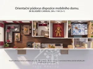 Prodej mobilheimu, Kašava, 33 m2
