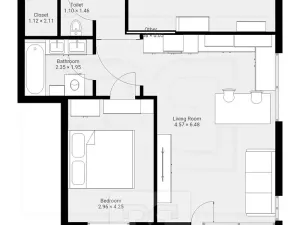 Pronájem bytu 3+kk, Praha - Velká Chuchle, 70 m2