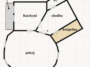 Pronájem bytu 1+1, Hradec Králové, Pospíšilova, 69 m2