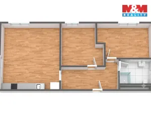 Pronájem bytu 3+kk, Karlovy Vary - Bohatice, Dubová, 67 m2