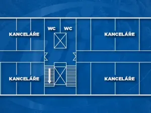 Pronájem kanceláře, Zlín, třída Tomáše Bati, 60 m2