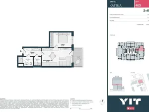 Prodej bytu 2+kk, Praha - Kamýk, Imrychova, 48 m2