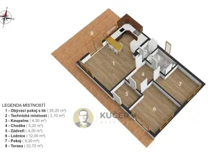 Prodej rodinného domu, Počátky, 70 m2
