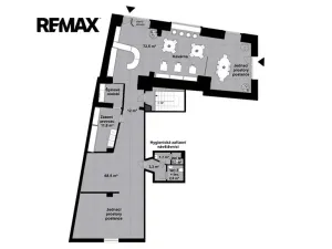 Pronájem kanceláře, Plzeň, Americká, 210 m2