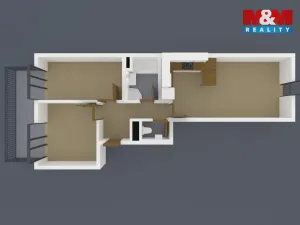 Prodej bytu 3+kk, Praha, Hartigova, 65 m2