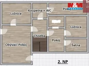 Pronájem kanceláře, Ostrava - Pustkovec, Pustkovecká, 270 m2