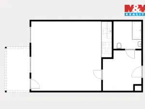 Pronájem bytu 1+kk, Praha - Horní Měcholupy, Boloňská, 33 m2