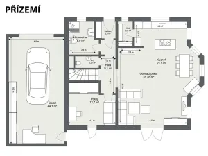 Prodej rodinného domu, Nelahozeves, V Závětině, 252 m2