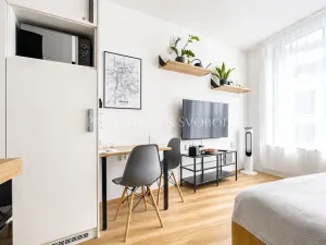 Prodej bytu 1+kk, Praha - Smíchov, Mozartova, 22 m2