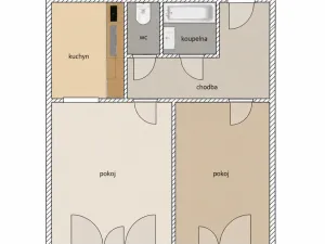 Prodej bytu 2+kk, Havířov - Šumbark, Zvonková, 51 m2