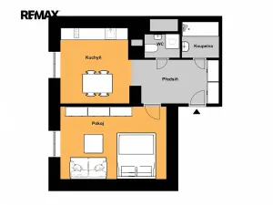 Pronájem bytu 1+1, Praha - Libeň, Andrštova, 44 m2