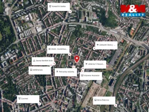 Pronájem bytu 2+kk, Brno - Husovice, Musilova, 51 m2