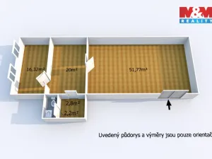 Pronájem obchodního prostoru, Plzeň - Jižní Předměstí, Husova, 93 m2