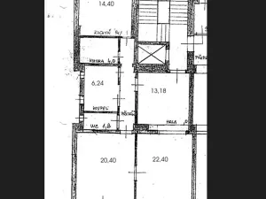 Pronájem bytu 2+1, Praha - Libeň, Sokolovská, 89 m2