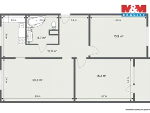 Prodej bytu 3+1, Horní Slavkov, Dlouhá, 76 m2