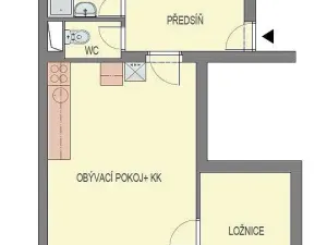 Prodej bytu 2+kk, Bílovice nad Svitavou, Lesní, 42 m2