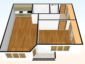 Pronájem bytu 2+kk, Praha - Nusle, Kloboučnická, 50 m2