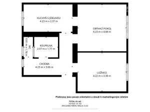 Pronájem bytu 2+1, Valašské Meziříčí, Nádražní, 56 m2