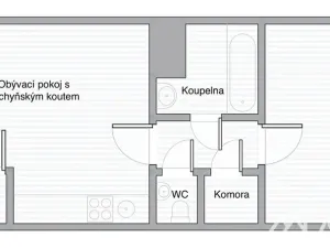 Prodej bytu 2+kk, Plzeň, Veská, 51 m2