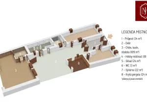 Pronájem zemědělského objektu, Kunžak, Hradecká, 375 m2