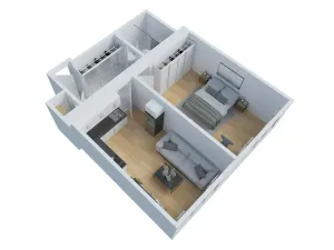 Prodej bytu 2+kk, Praha - Žižkov, Hartigova, 51 m2