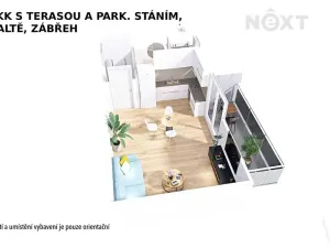 Pronájem bytu 1+kk, Zábřeh, Na Křtaltě, 30 m2