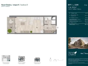 Prodej bytu 1+kk, Praha - Dolní Chabry, Dvorní, 32 m2