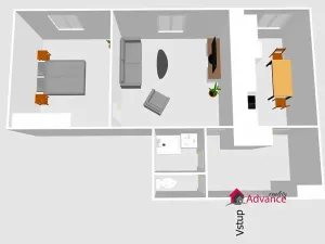 Prodej bytu 2+1, Ostrava, Porubská, 60 m2