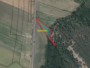 Prodej pole, Němčice, 1388 m2