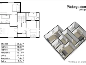 Prodej rodinného domu, Hluboká nad Vltavou, Janáčkova, 205 m2