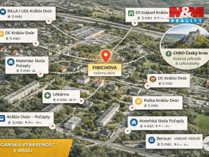 Prodej rodinného domu, Králův Dvůr, Fibichova, 97 m2