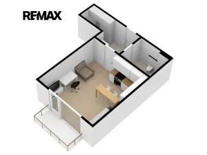 Prodej bytu 1+kk, Plzeň, V Zahrádkách, 39 m2