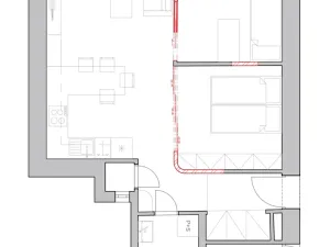 Pronájem bytu 3+kk, Brno, Pellicova, 47 m2