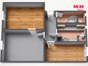 Prodej bytu 3+kk, Kynšperk nad Ohří, Na Příkopech, 55 m2