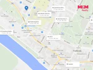 Pronájem bytu 2+kk, Poděbrady - Poděbrady II, Dr. Horákové, 43 m2