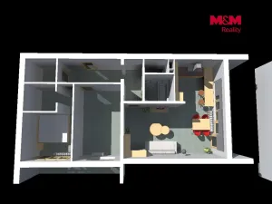Pronájem bytu 3+1, Slaný, Vítězná, 68 m2