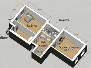 Pronájem bytu 3+1, Brno, Hlinky, 85 m2