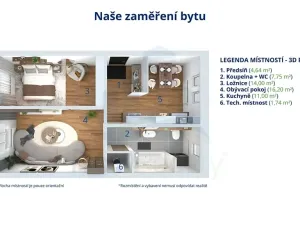 Prodej bytu 2+1, Chotěboř, Hoffmanova, 50 m2