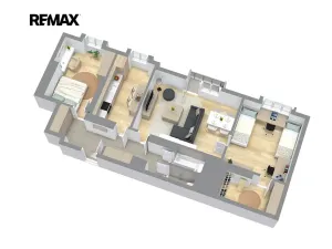 Prodej bytu 3+1, Chrudim, Palackého třída, 92 m2