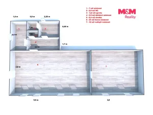 Pronájem obchodního prostoru, Staré Město, Železniční I, 83 m2