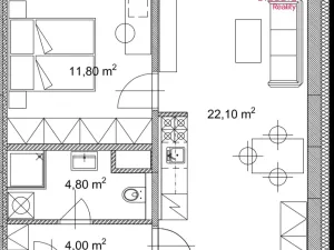 Prodej bytu 2+kk, Česká Třebová, Trávník, 46 m2