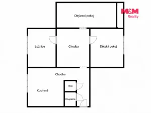Prodej bytu 3+1, Žatec, Mládežnická, 78 m2