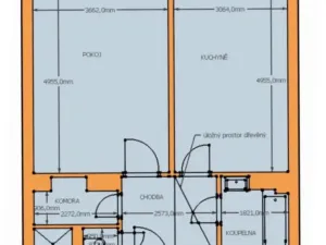 Pronájem bytu 2+kk, Praha - Smíchov, Radlická, 46 m2