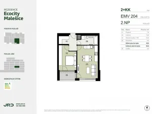 Prodej bytu 2+kk, Praha - Malešice, Univerzitní, 53 m2