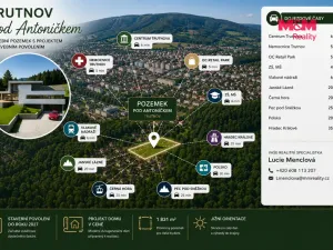 Prodej pozemku pro bydlení, Trutnov, Pod Antoníčkem, 1831 m2
