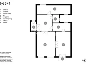 Prodej bytu 3+1, Praha - Nové Město, Soukenická, 96 m2