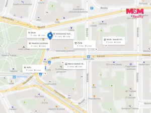 Pronájem kanceláře, Praha - Vinohrady, náměstí Míru, 60 m2