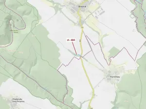 Dražba pozemku, Březník, 47 m2